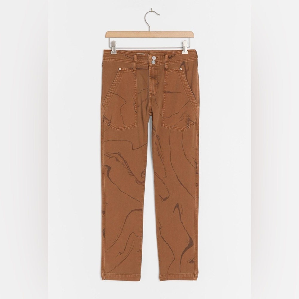 Anthropologie Pilcro And The Letterpress Marbled HIgh Rise Jeans 27